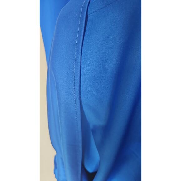 Betsy & Adam Cold Shoulder Corset Bodice Gown – Cobalt Blue – Size 6 - Picture 5 of 6